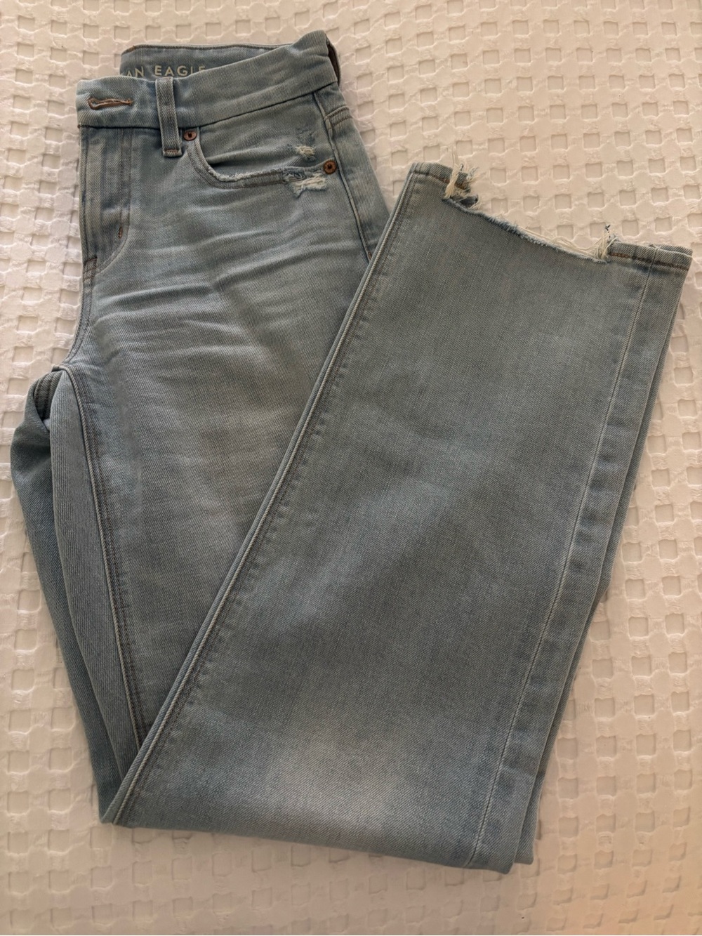 American Eagle Outfitters Light Blue Straight Jeans